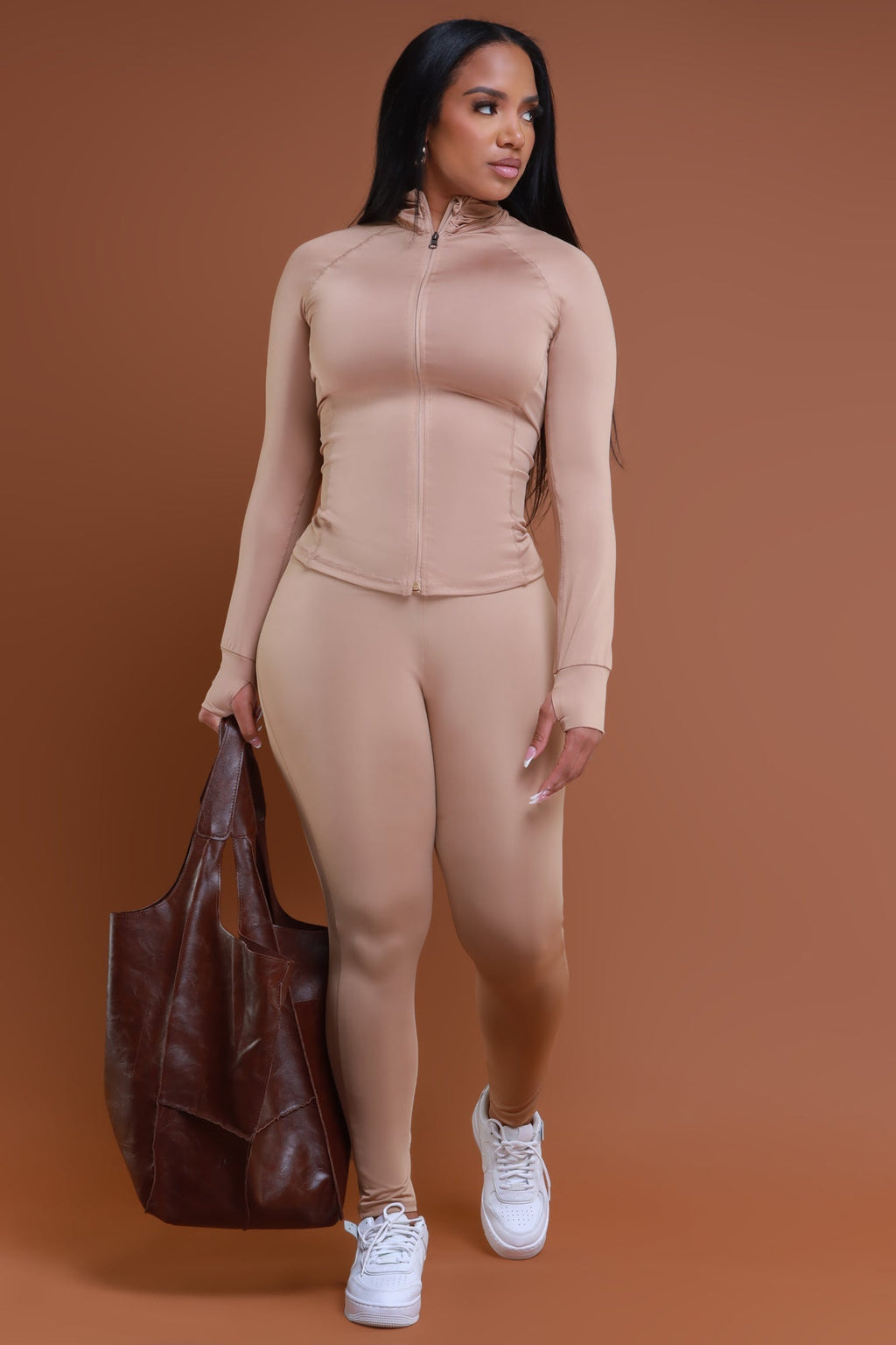 Easy Fit Athletic Set - Khaki