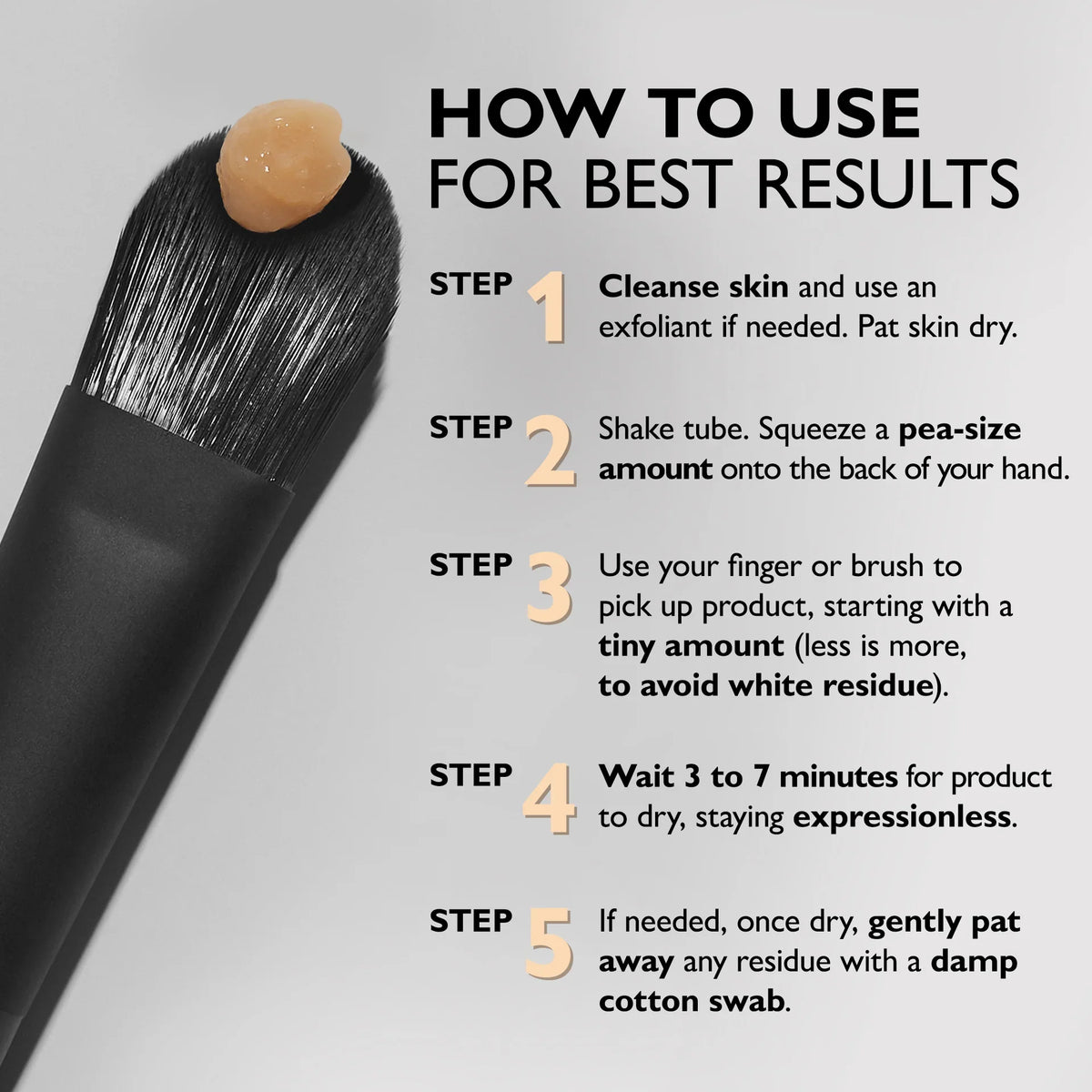 Easy-Wear step by step application guide infographic