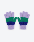 Miss PomPom Blue & Green Wool Gloves