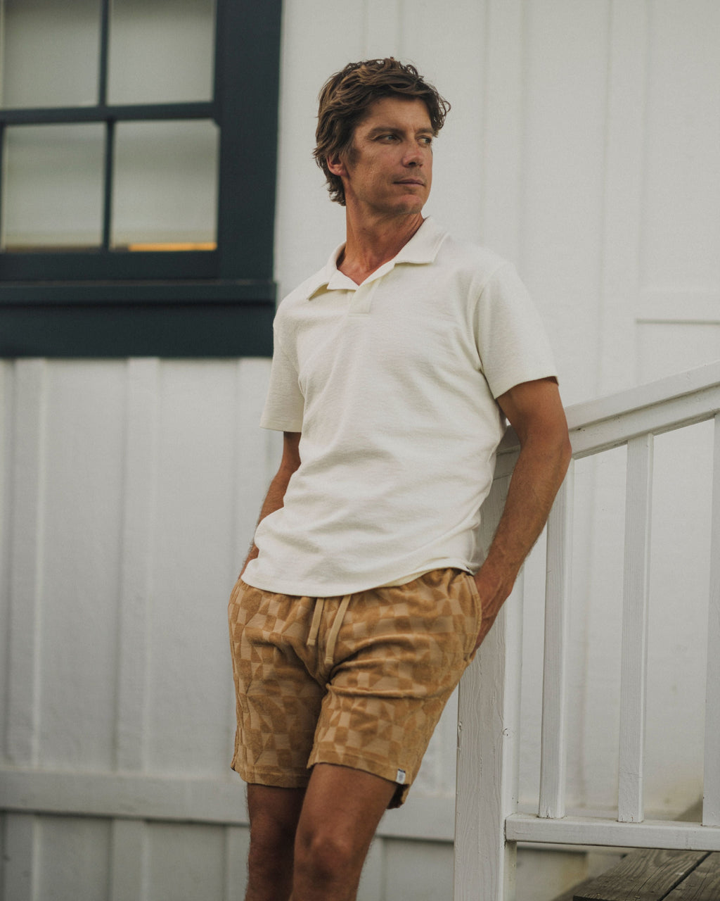 Lalo Terry Jacquard Shorts 7" - Faded Rubber