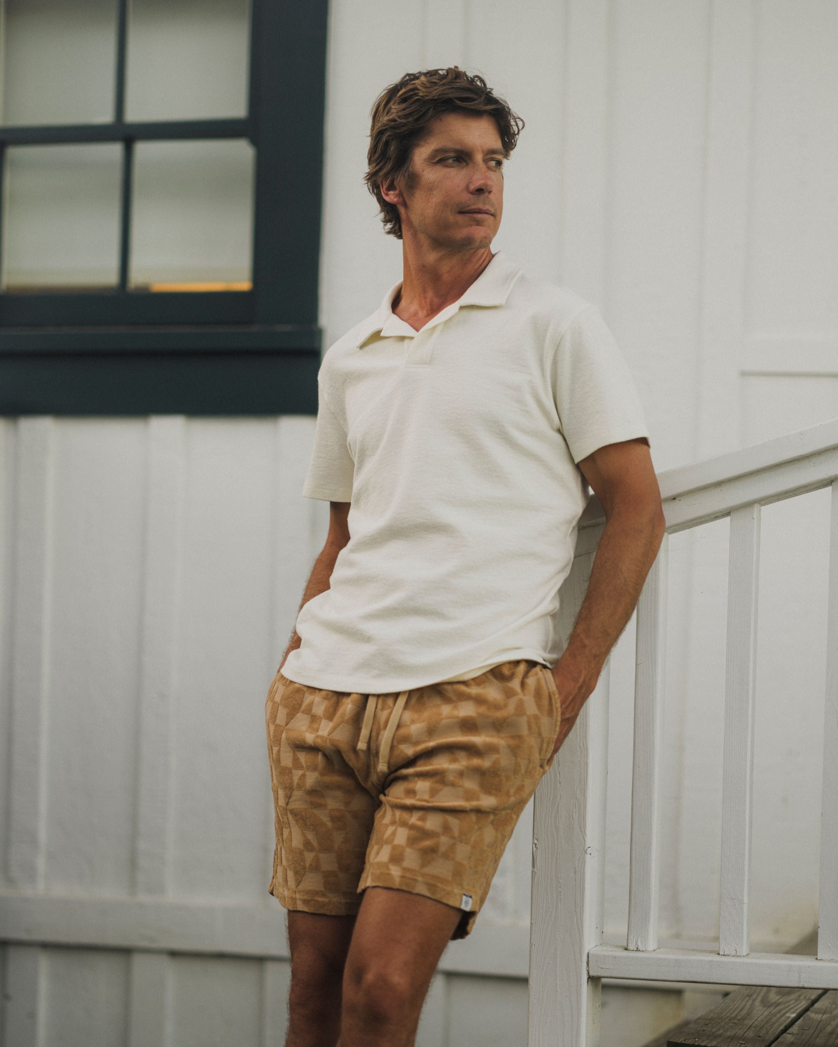 Lalo Terry Jacquard Shorts 7" - Faded Rubber