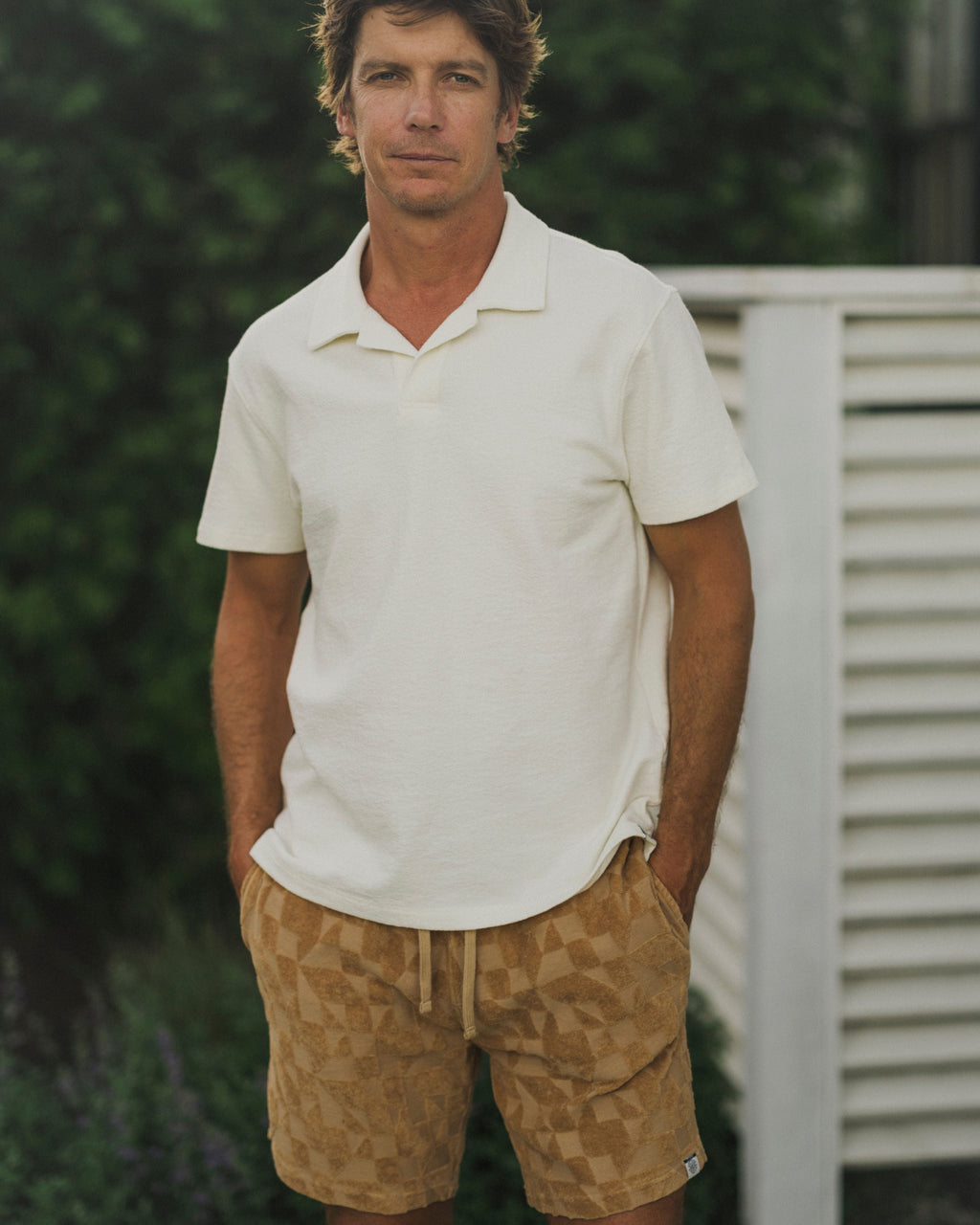 Lalo Terry Jacquard Shorts 7" - Faded Rubber