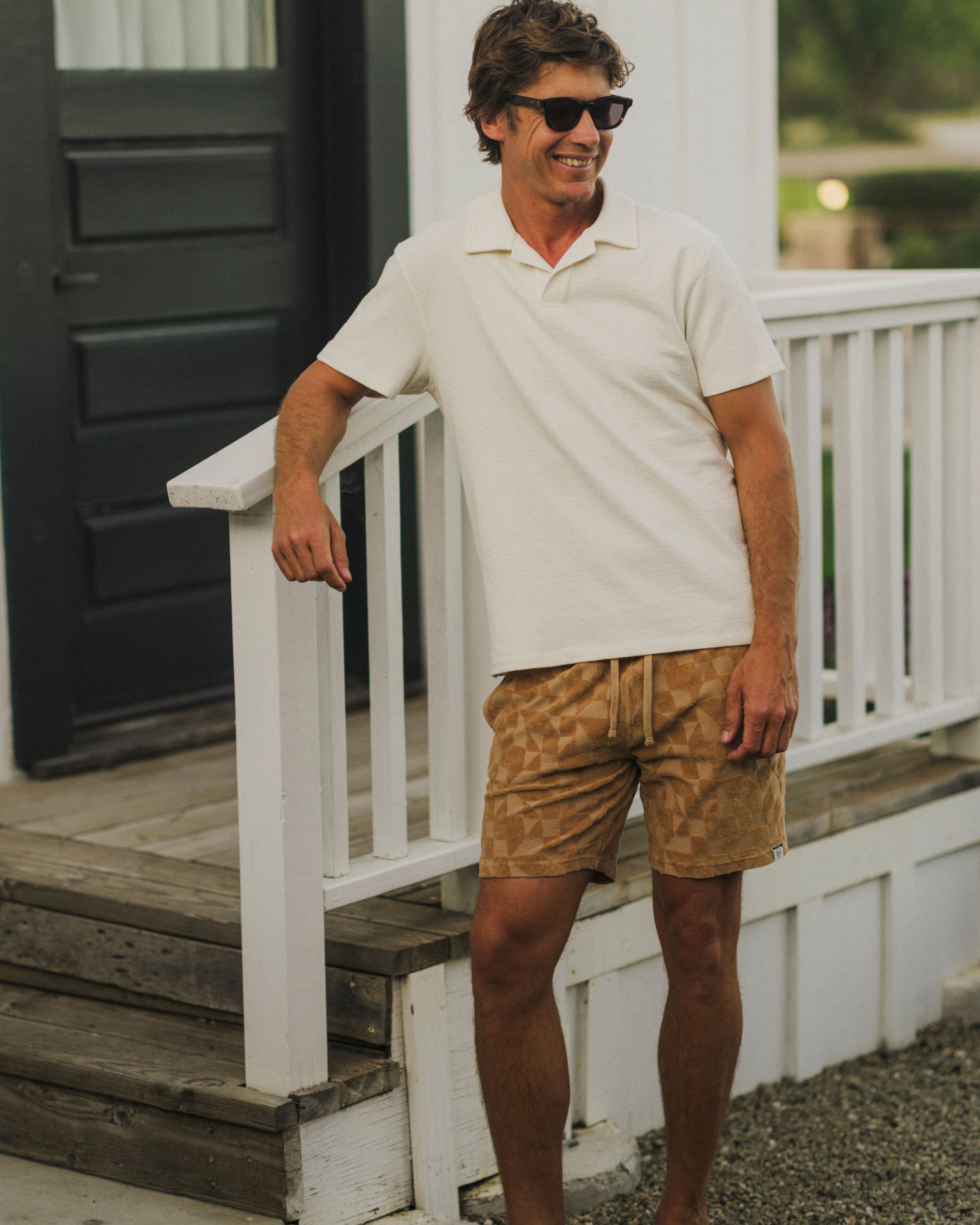 Lalo Terry Jacquard Shorts 7" - Faded Rubber