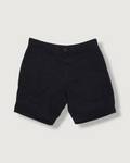 Aventura Washed Linen Shorts - Navy