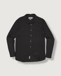 Bamboo Dobby Long Sleeve Shirt - Washed Black