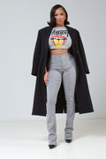 Right Call High Rise Stacked Bootcut Jeans - Grey