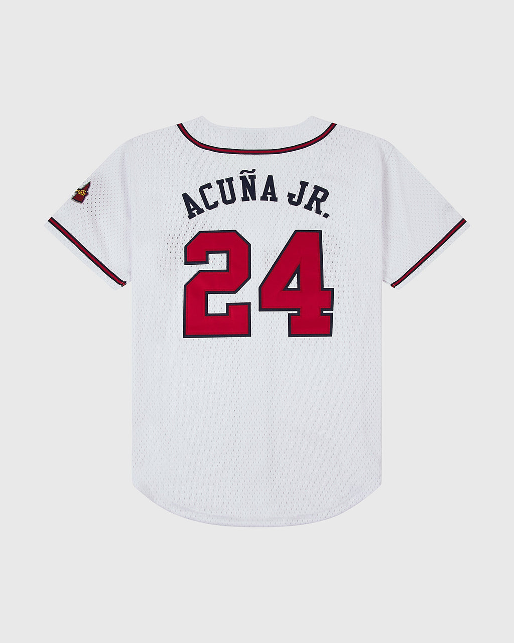 Ronald Acuña Jr. Gwinnett Braves Mesh Button-Up Jersey