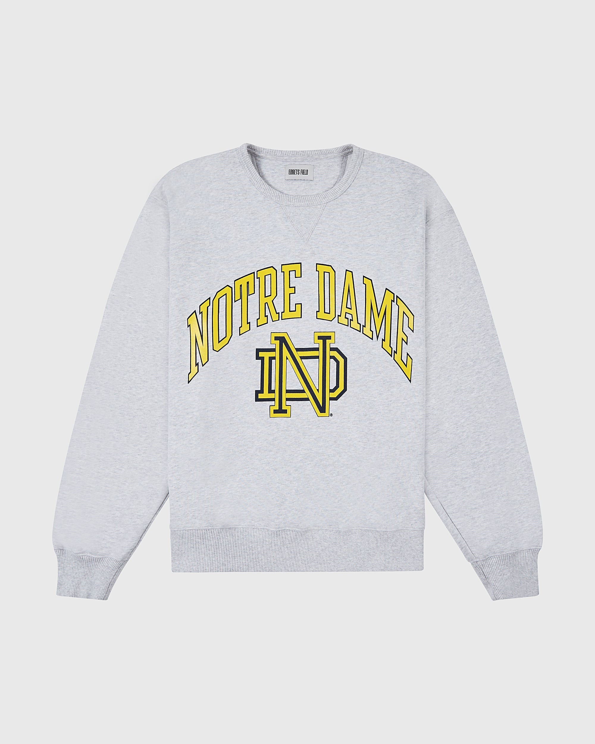 University of Notre Dame Heavyweight Cotton Terry Crewneck