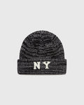 New York Black Yankees Felt Logo Ribbed Beanie