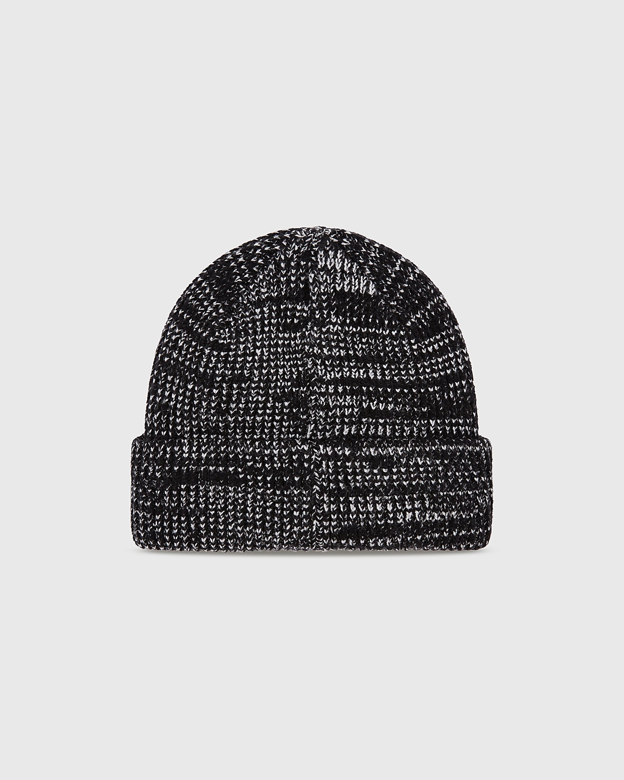 New York Black Yankees Felt Logo Ribbed Beanie