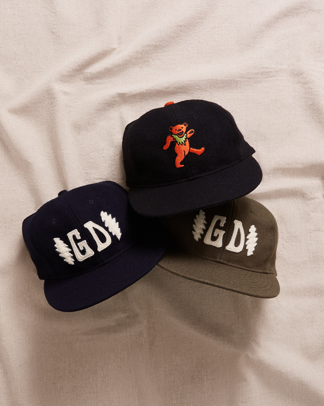 Grateful Dead Double Bolt Wool Ballcap