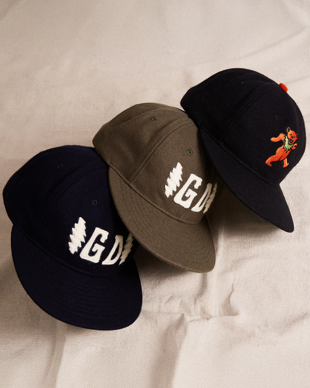 Grateful Dead Double Bolt Wool Ballcap