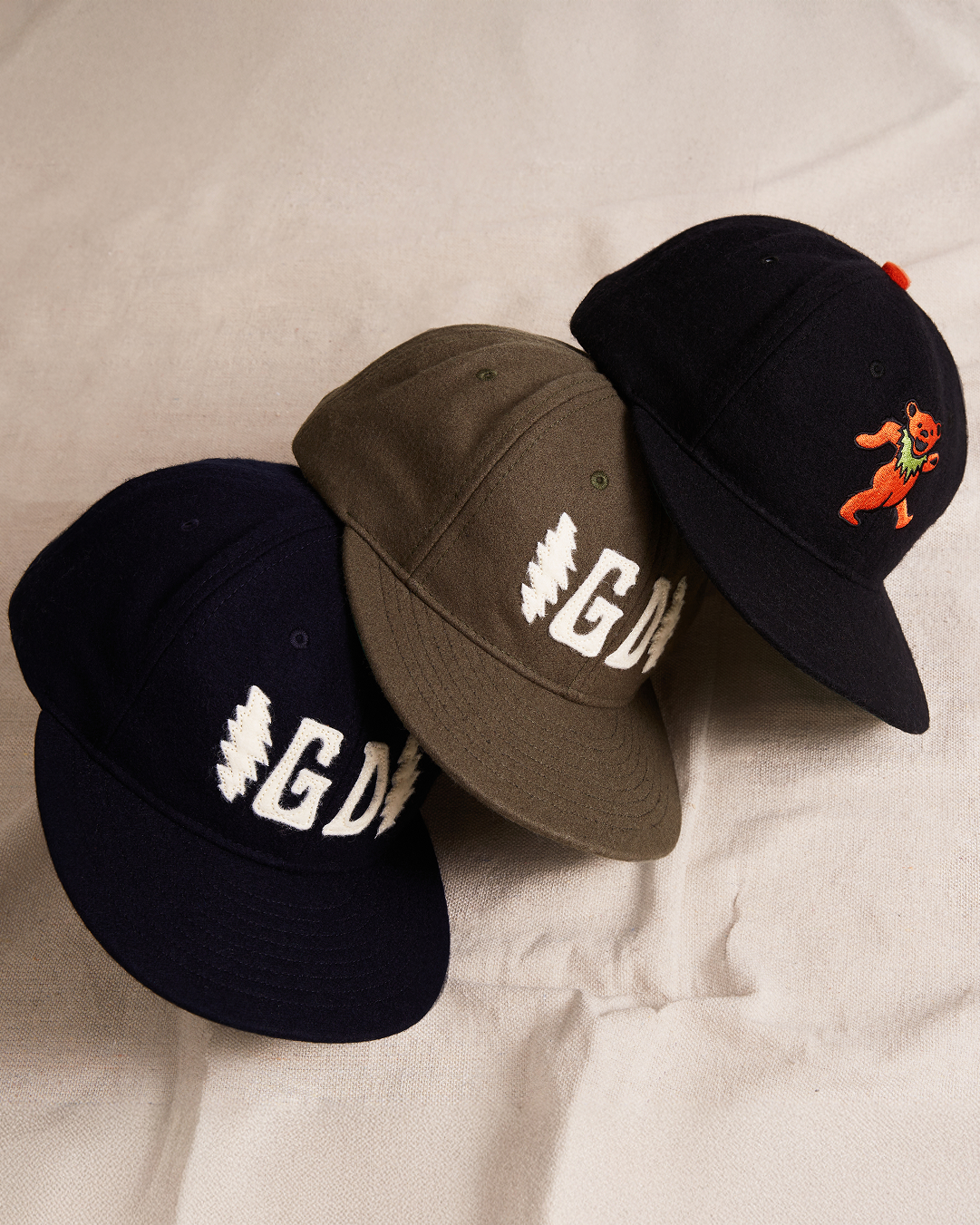 Grateful Dead Double Bolt Wool Ballcap