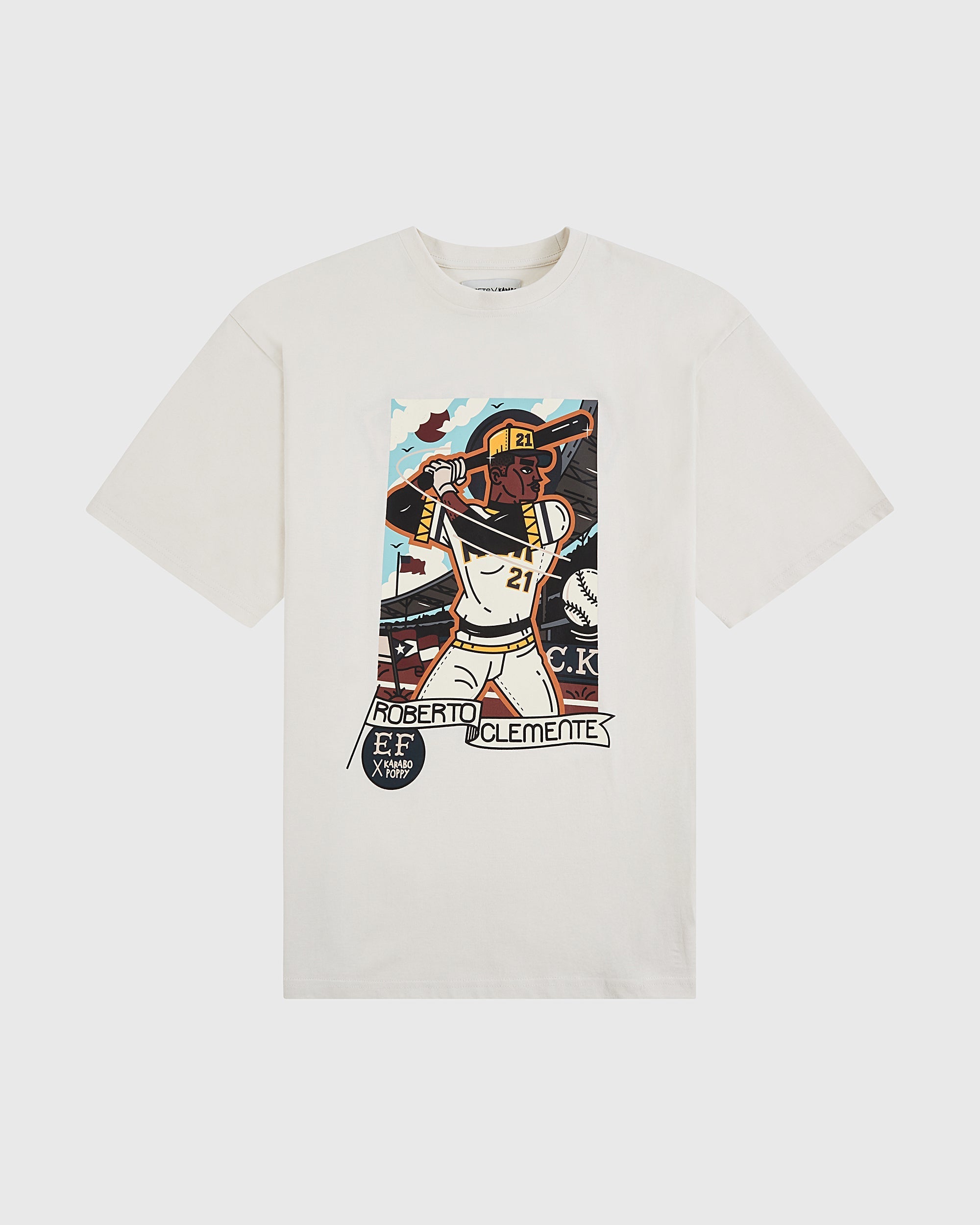 Karabo Poppy x Ebbets Field Roberto Clemente Short Sleeve Graphic Tee