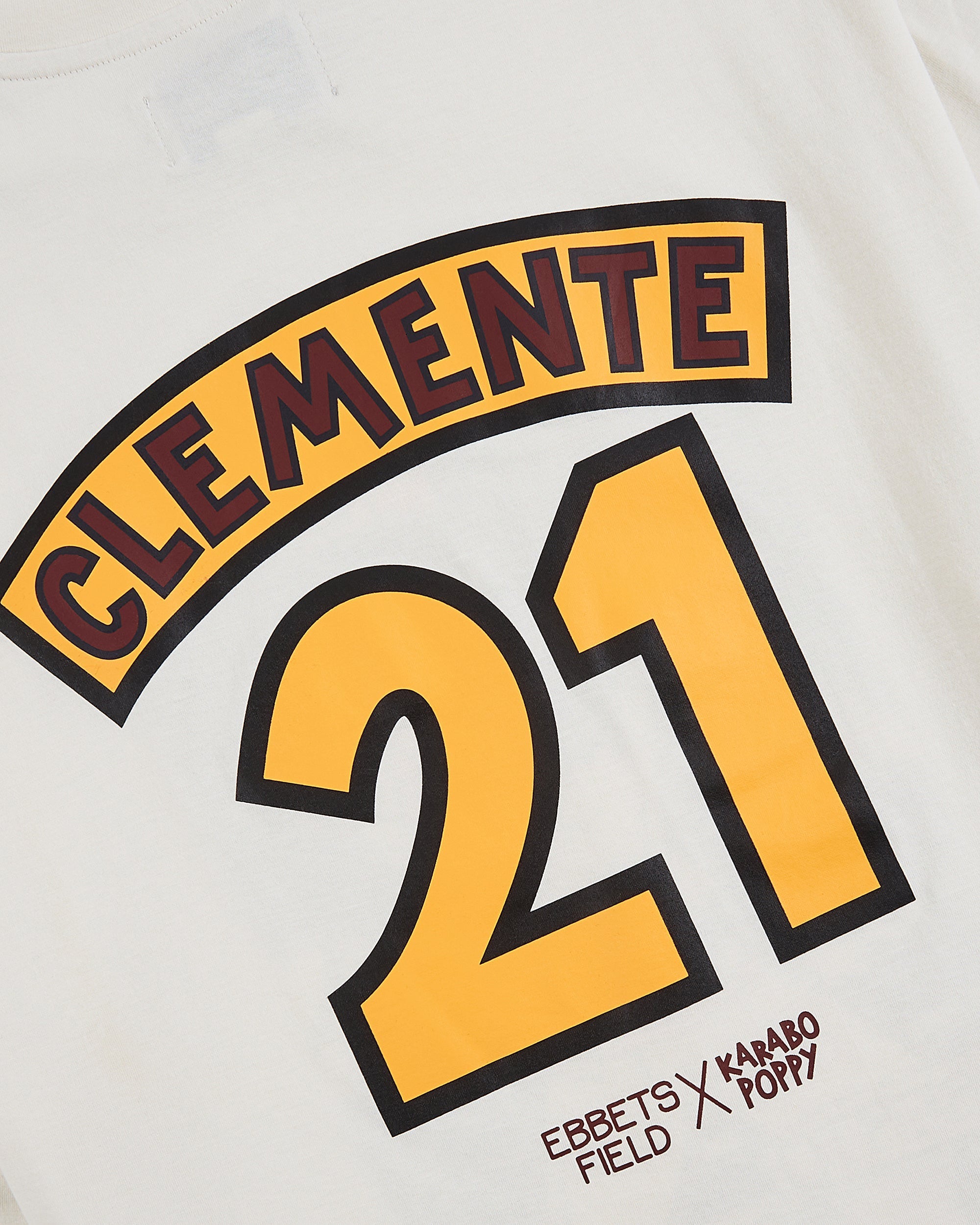 Karabo Poppy x Ebbets Field Roberto Clemente Short Sleeve Graphic Tee