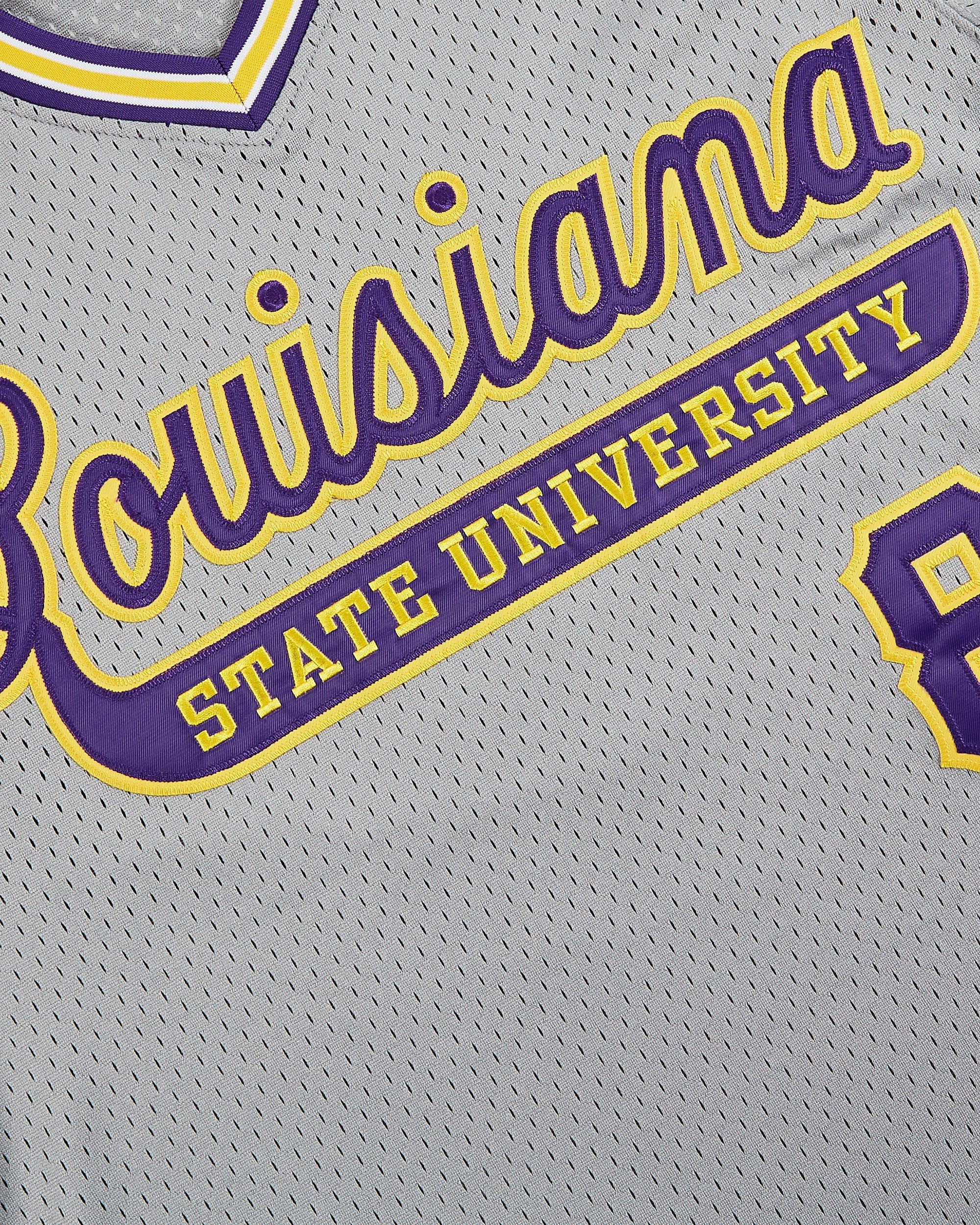 Louisianna State University 1987 V-Neck Mesh Jersey