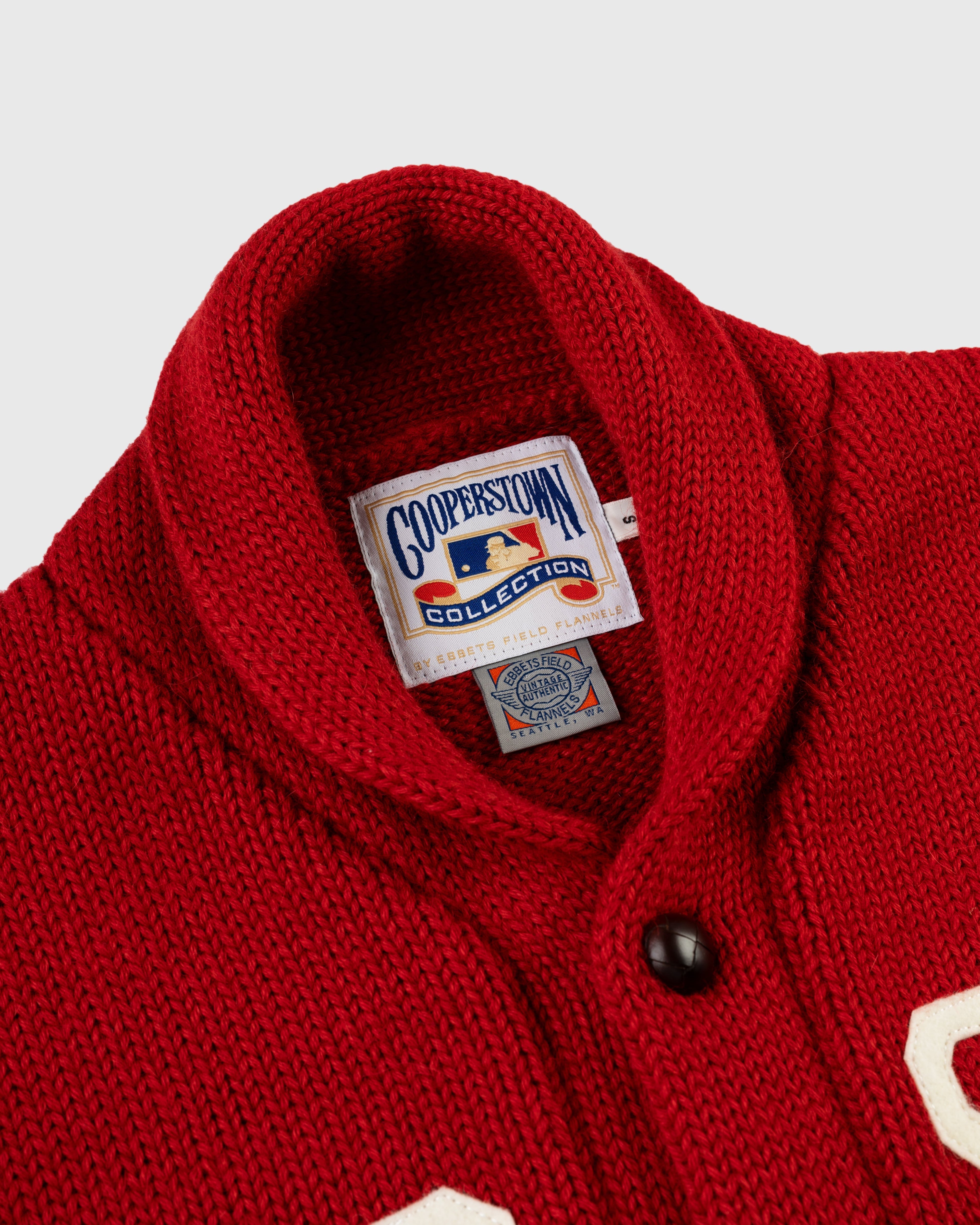 Boston Red Sox 1917 Wool Shawl Collar Sweater