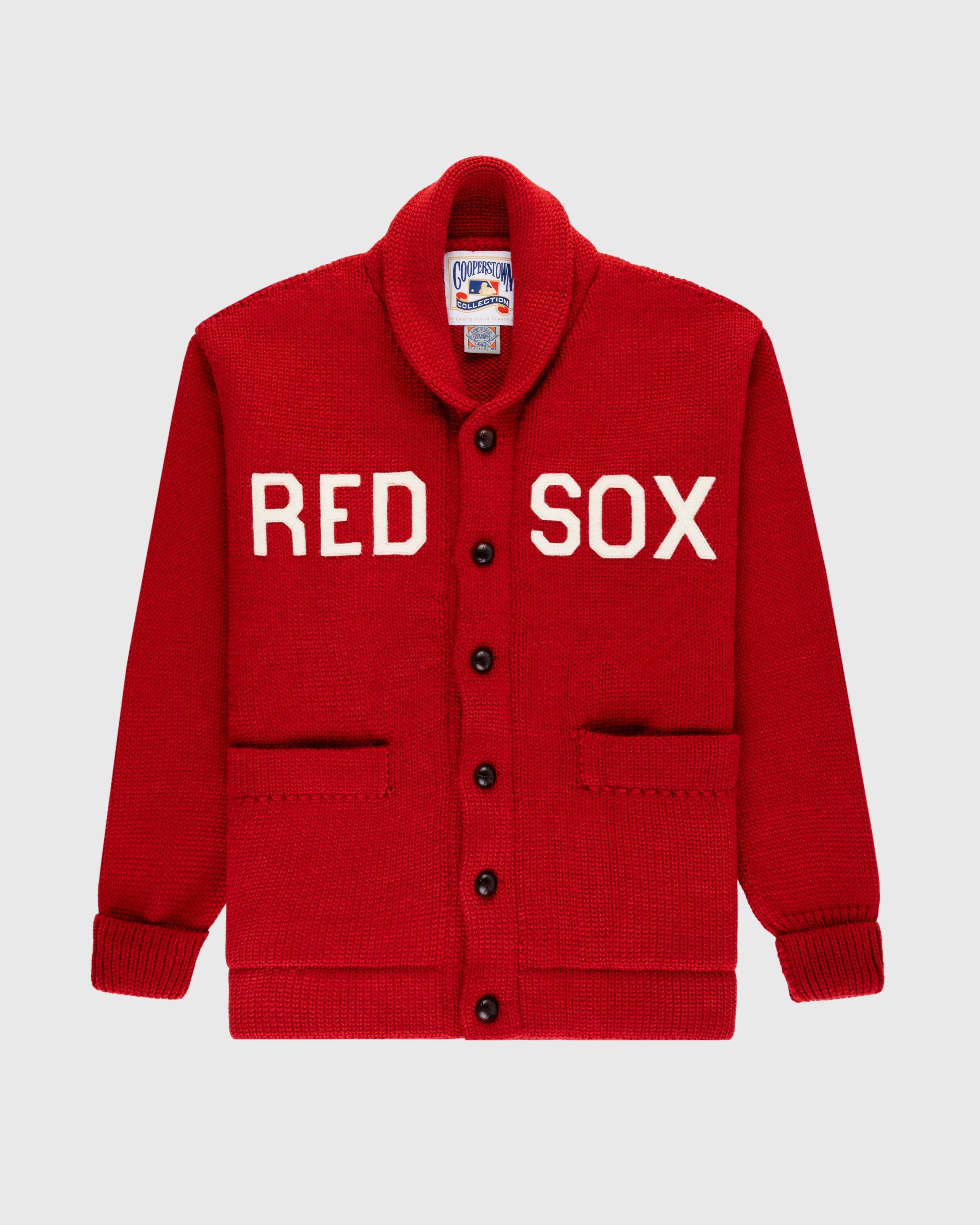 Boston Red Sox 1917 Wool Shawl Collar Sweater