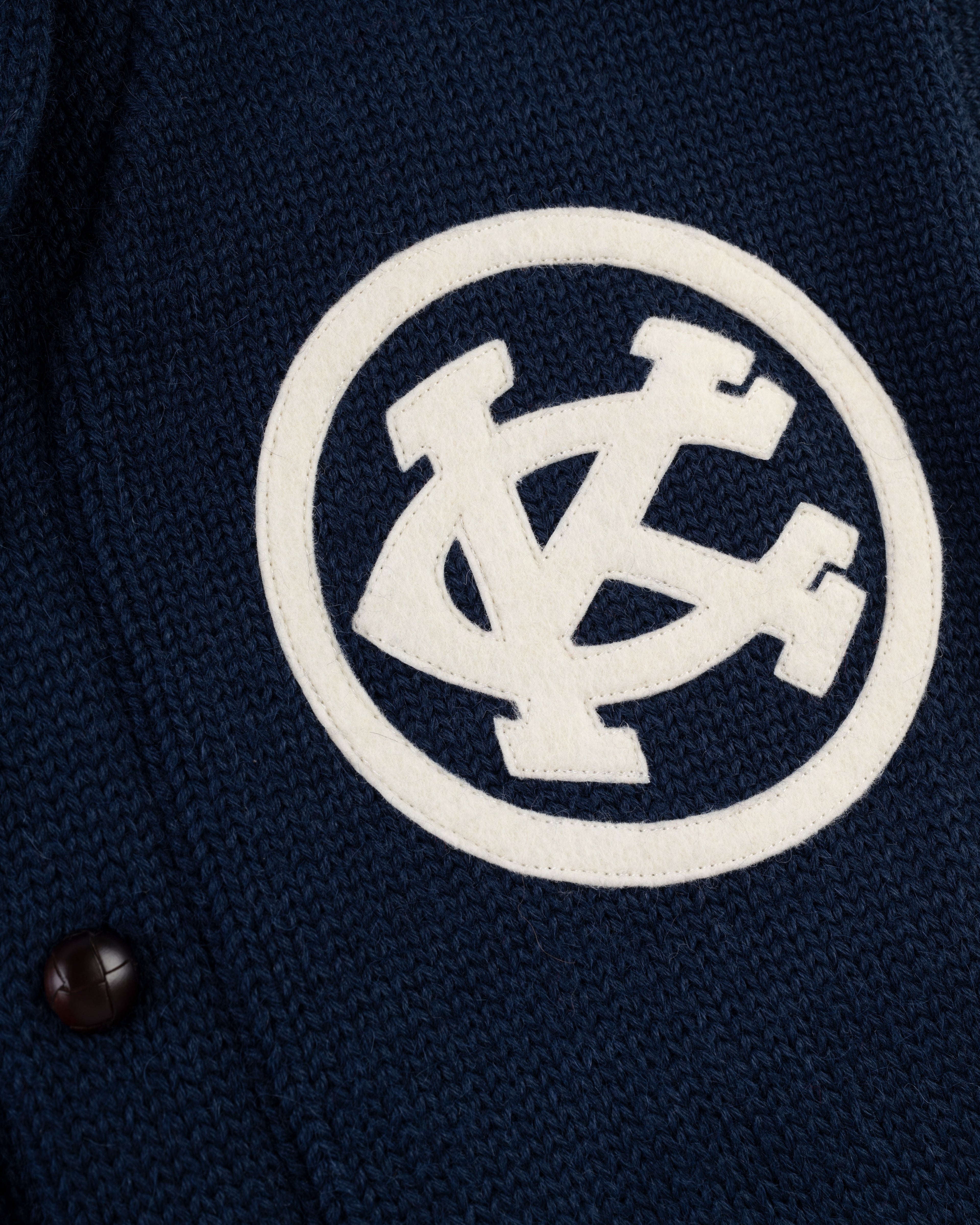 Kansas City Monarchs 1922 Wool Shawl Collar Sweater