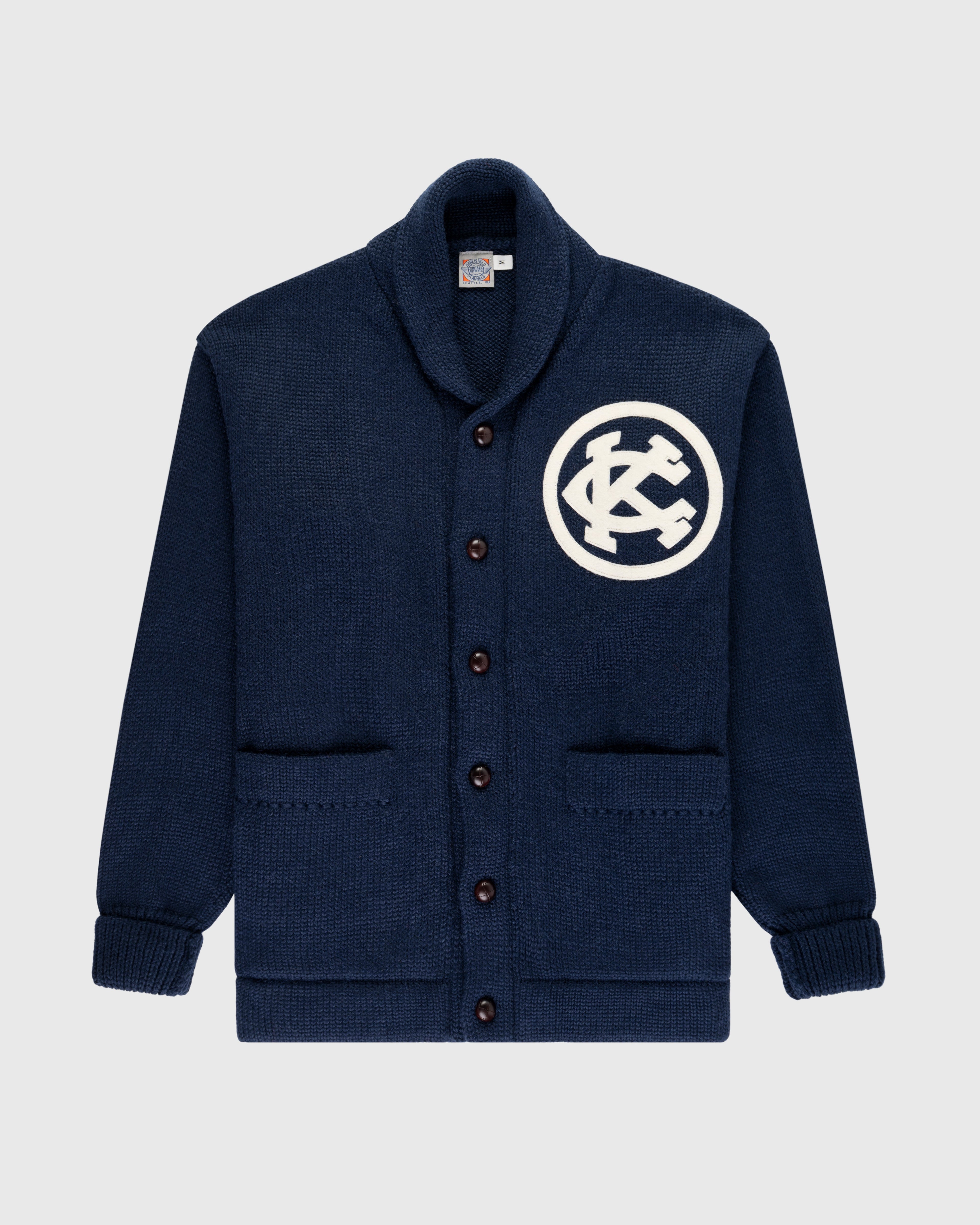 Kansas City Monarchs 1922 Wool Shawl Collar Sweater