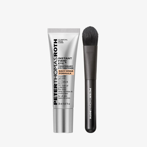 Instant FIRMx Eye Easy Wear Formula 20ml tube and application brush packshot