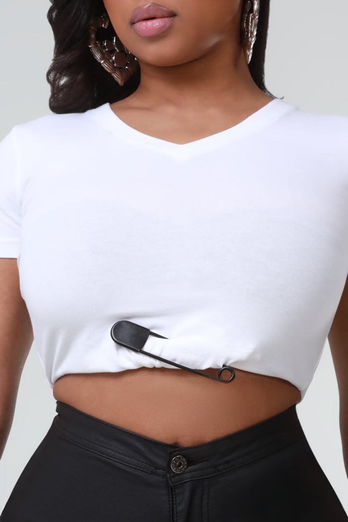 Safety First Oversized Safety Pin - Black