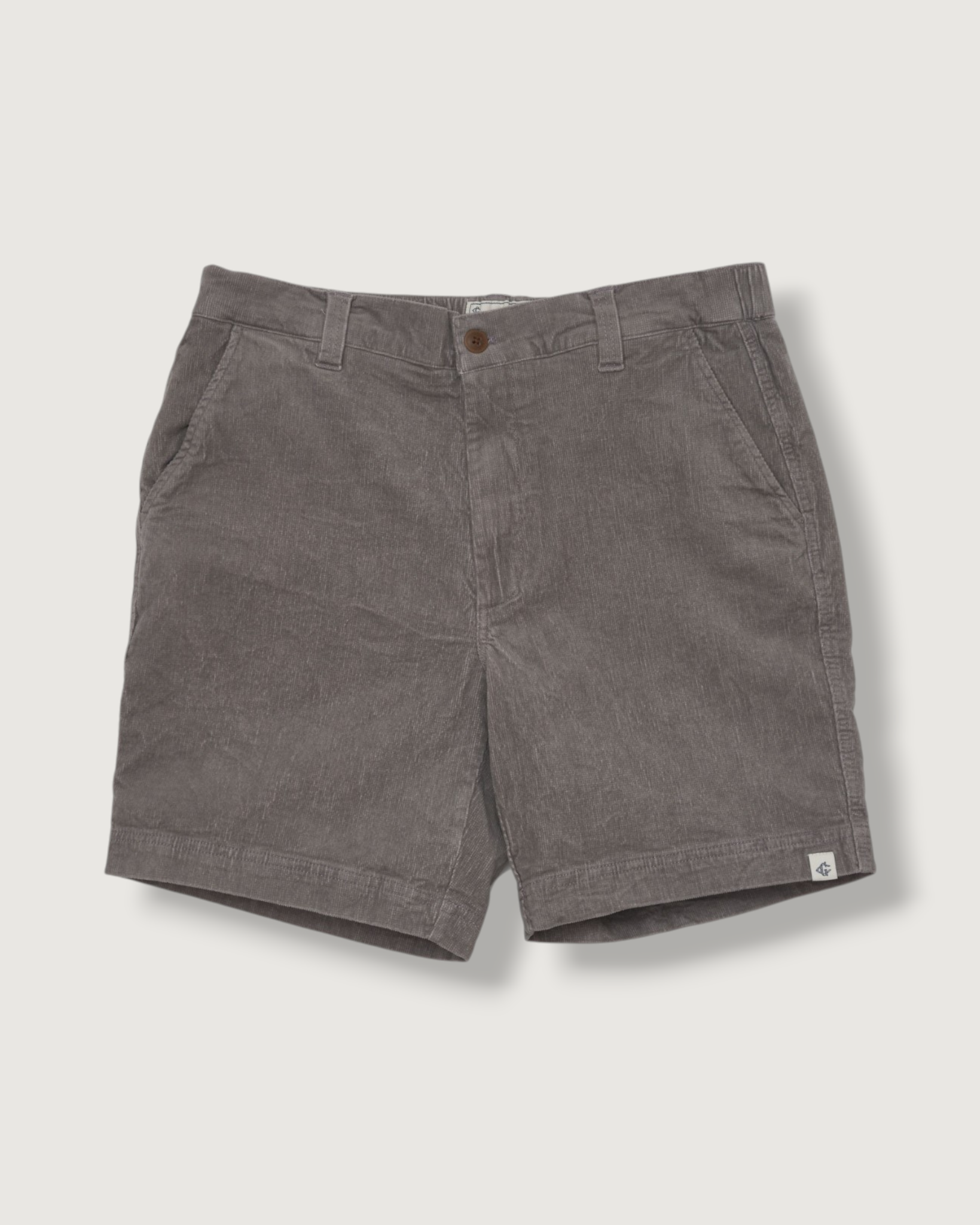 Corduroy Trail Shorts 8" - Gray
