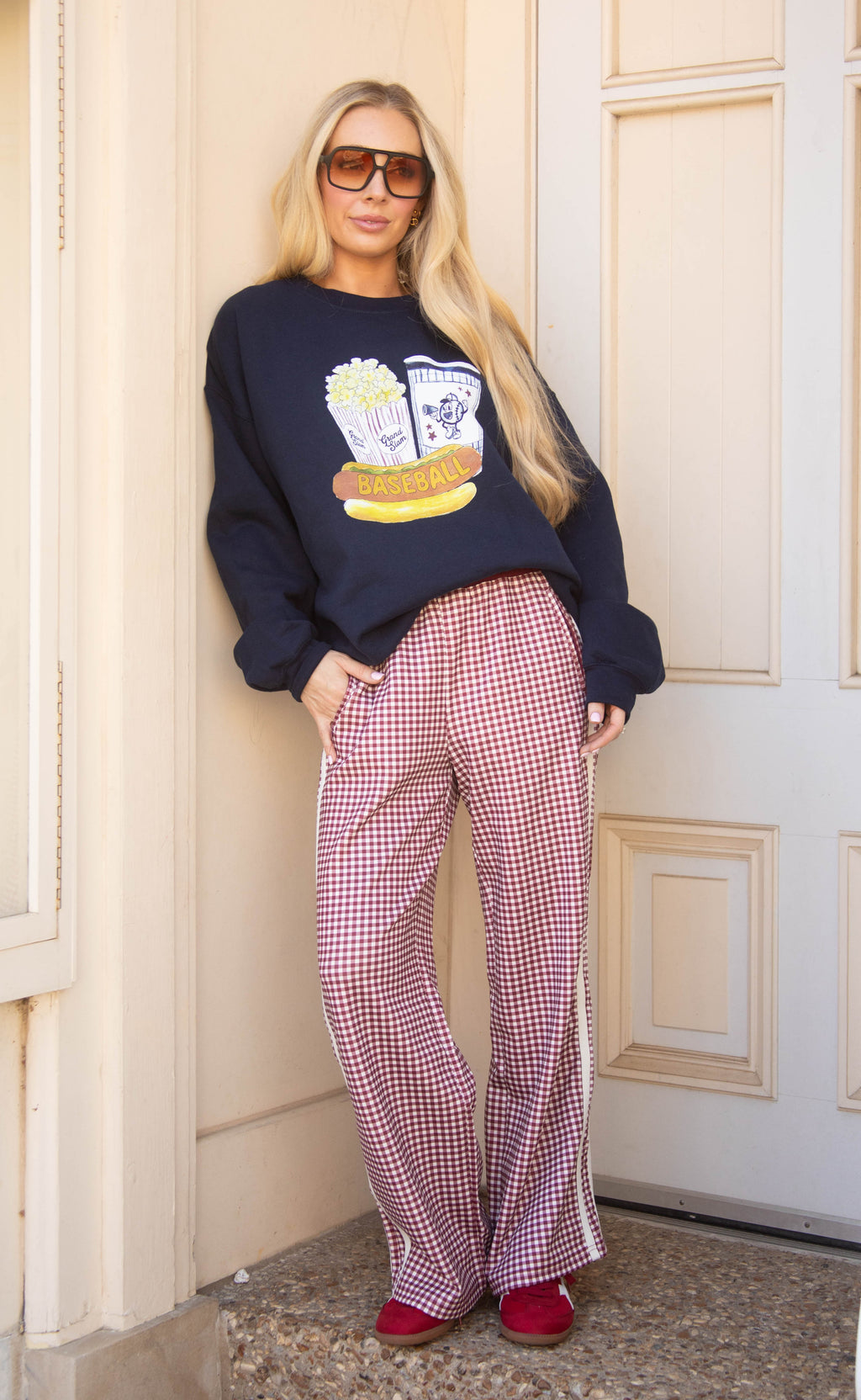charlie southern: baseball snacks sweatshirt