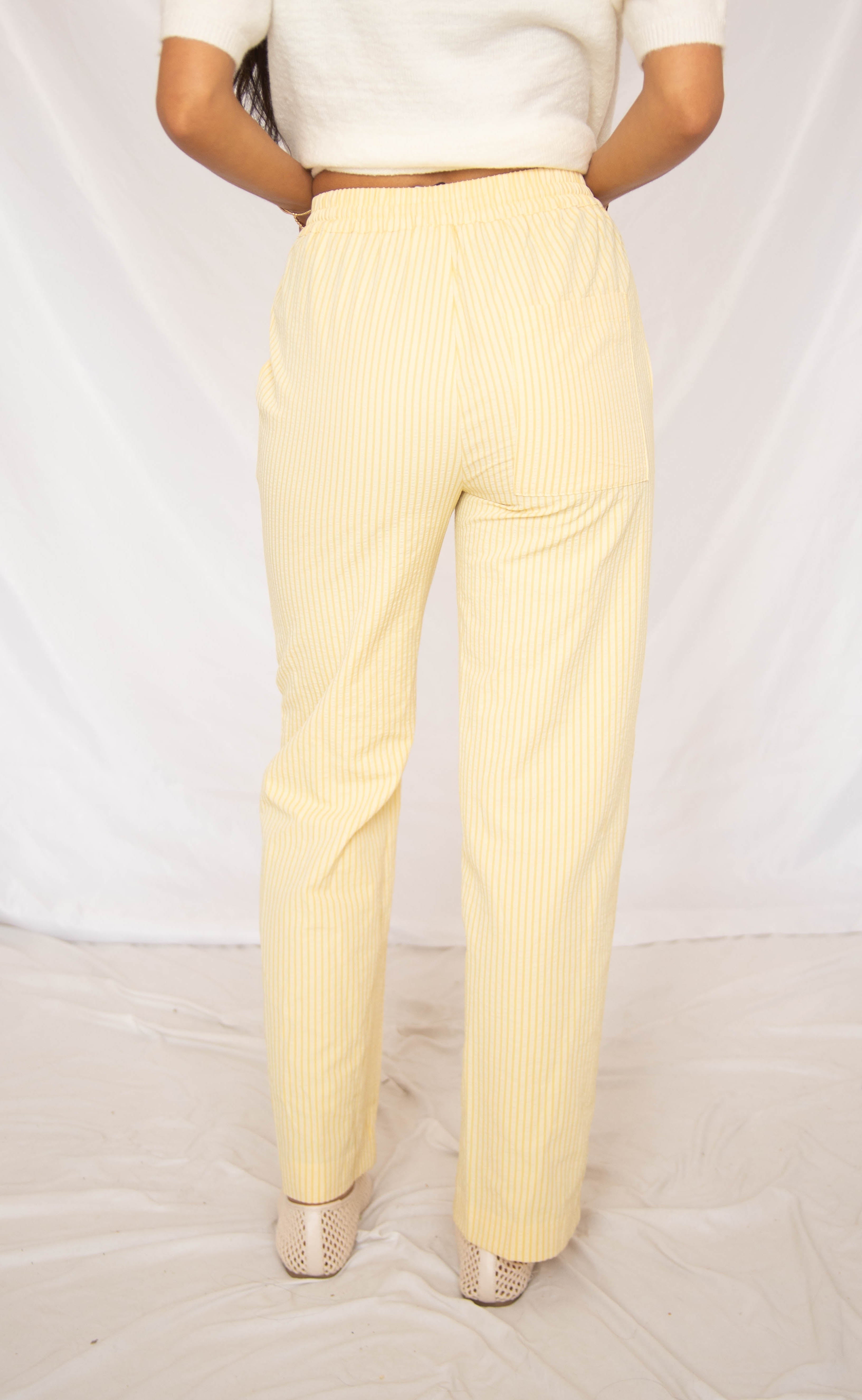 see it through striped pants