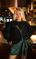 show me your mumu: settle in sweater - dirty martini knit