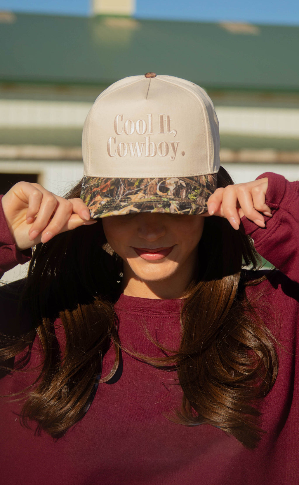 charlie southern: cool it cowboy trucker - camo