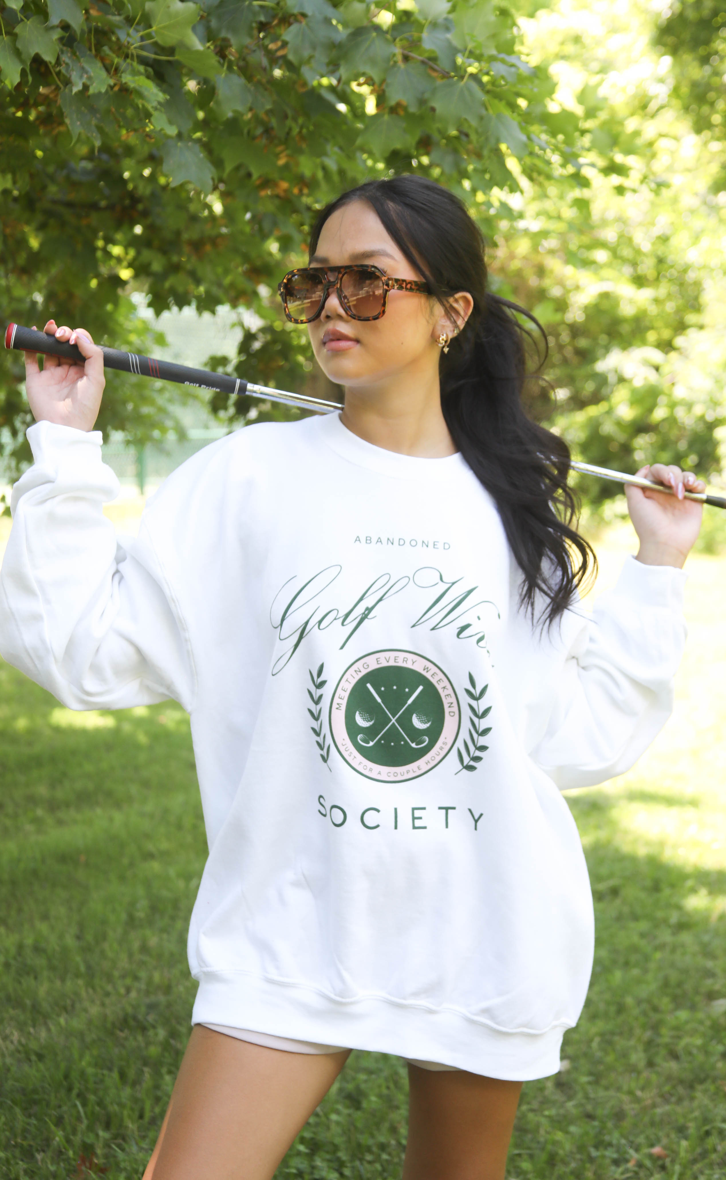 friday + saturday: golf wives sweatshirt