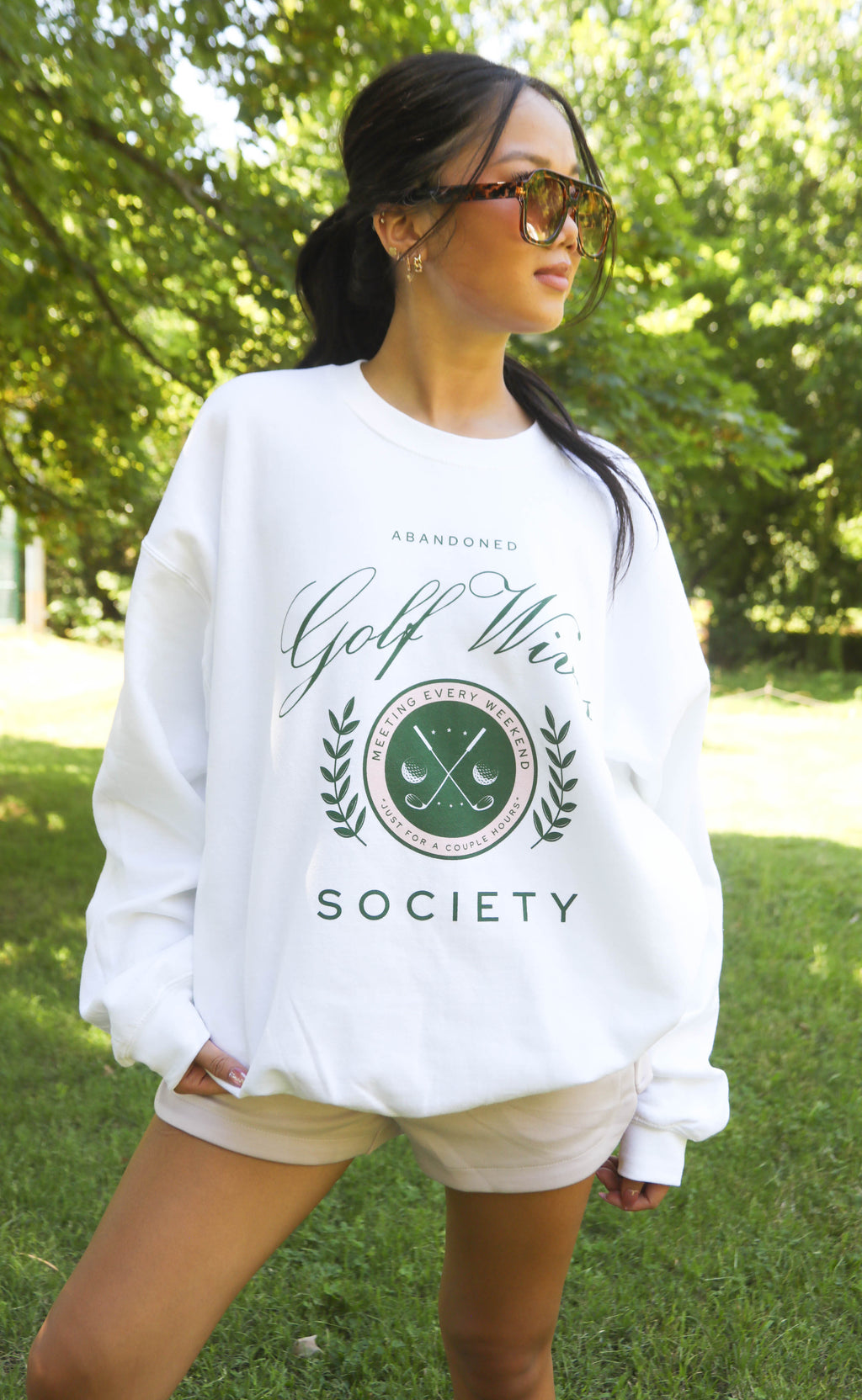 friday + saturday: golf wives sweatshirt