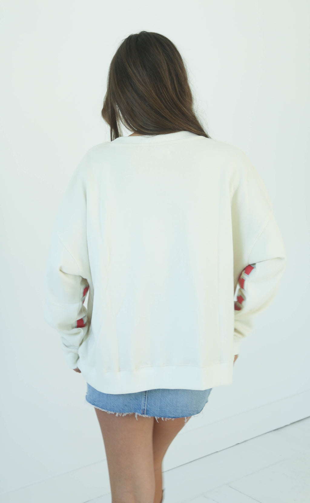 arkansas razorbacks classic boxy crewneck