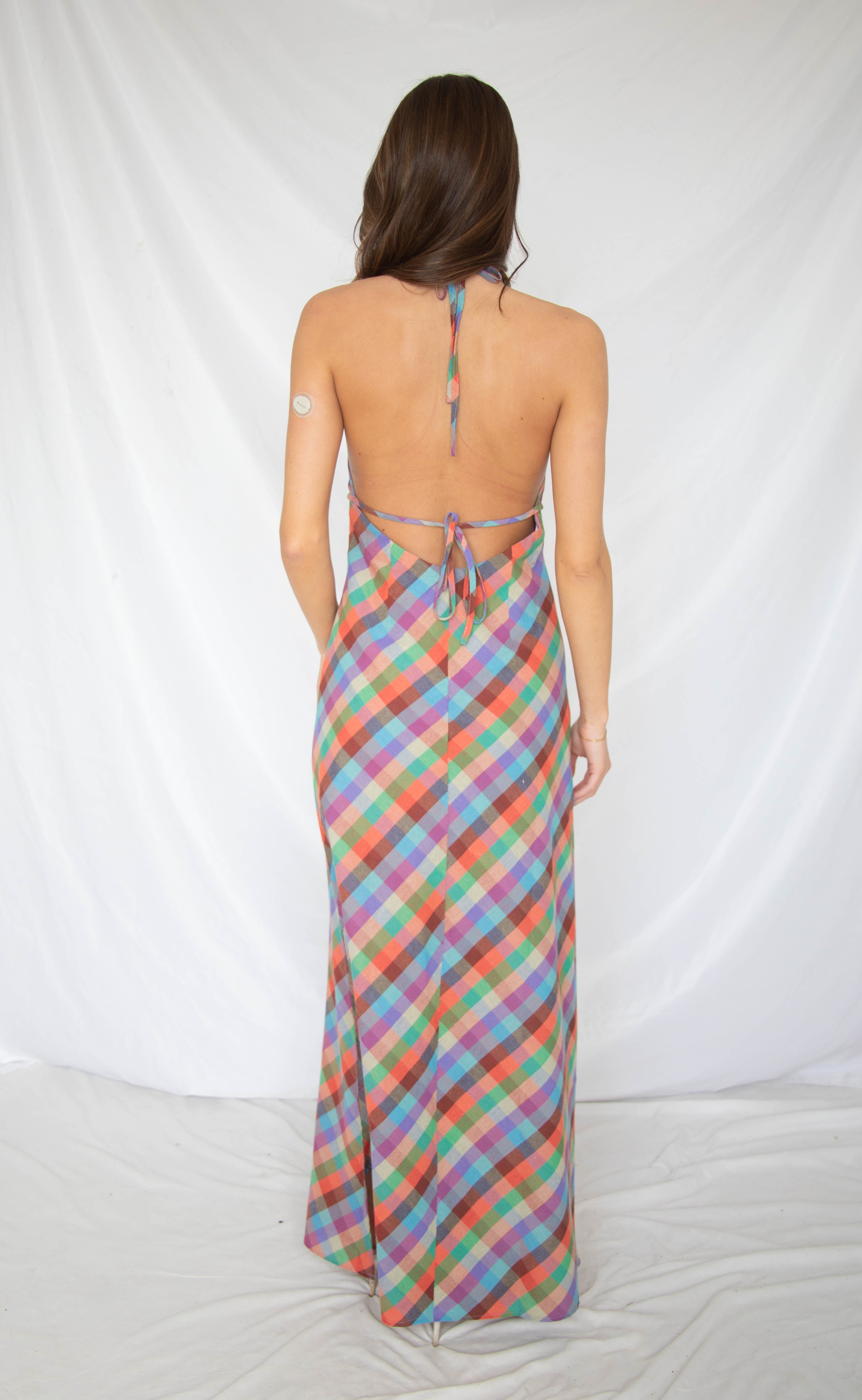 fix you too plaid midi dress