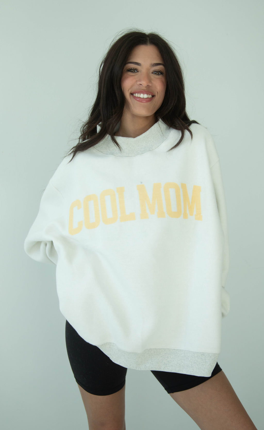 cool mom reversible mock neck