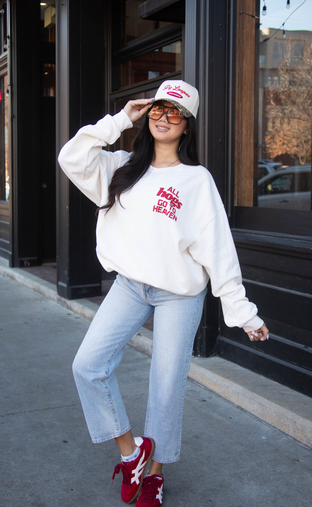 charlie southern: all hogs go to heaven sweatshirt