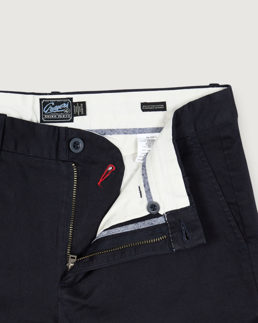 Jesse Stretch Chino Pants (Slim Fit) - Navy