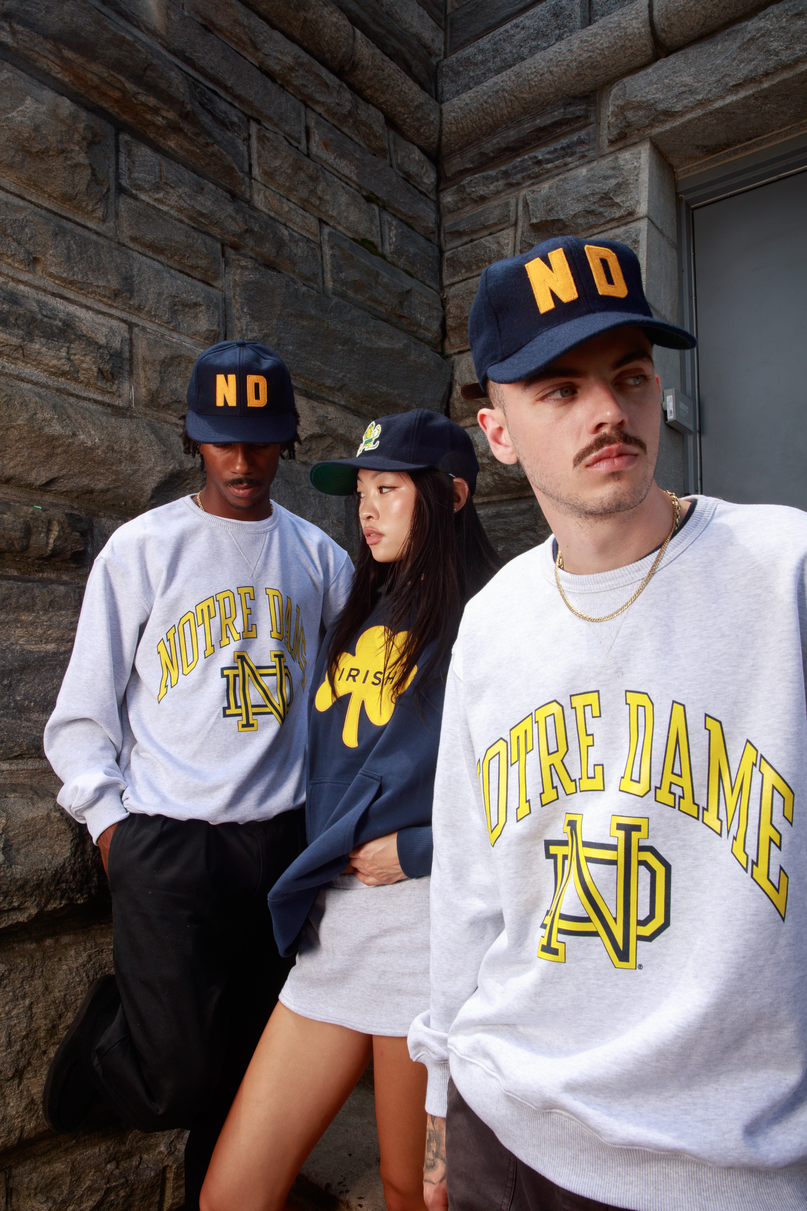 University of Notre Dame Heavyweight Cotton Terry Crewneck