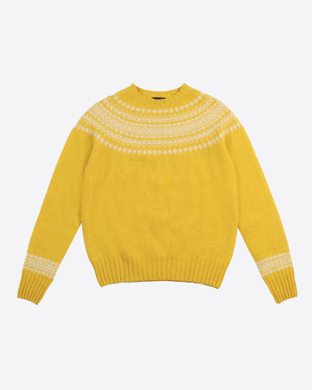 Lowie Yellow Lambswool Snow Jumper