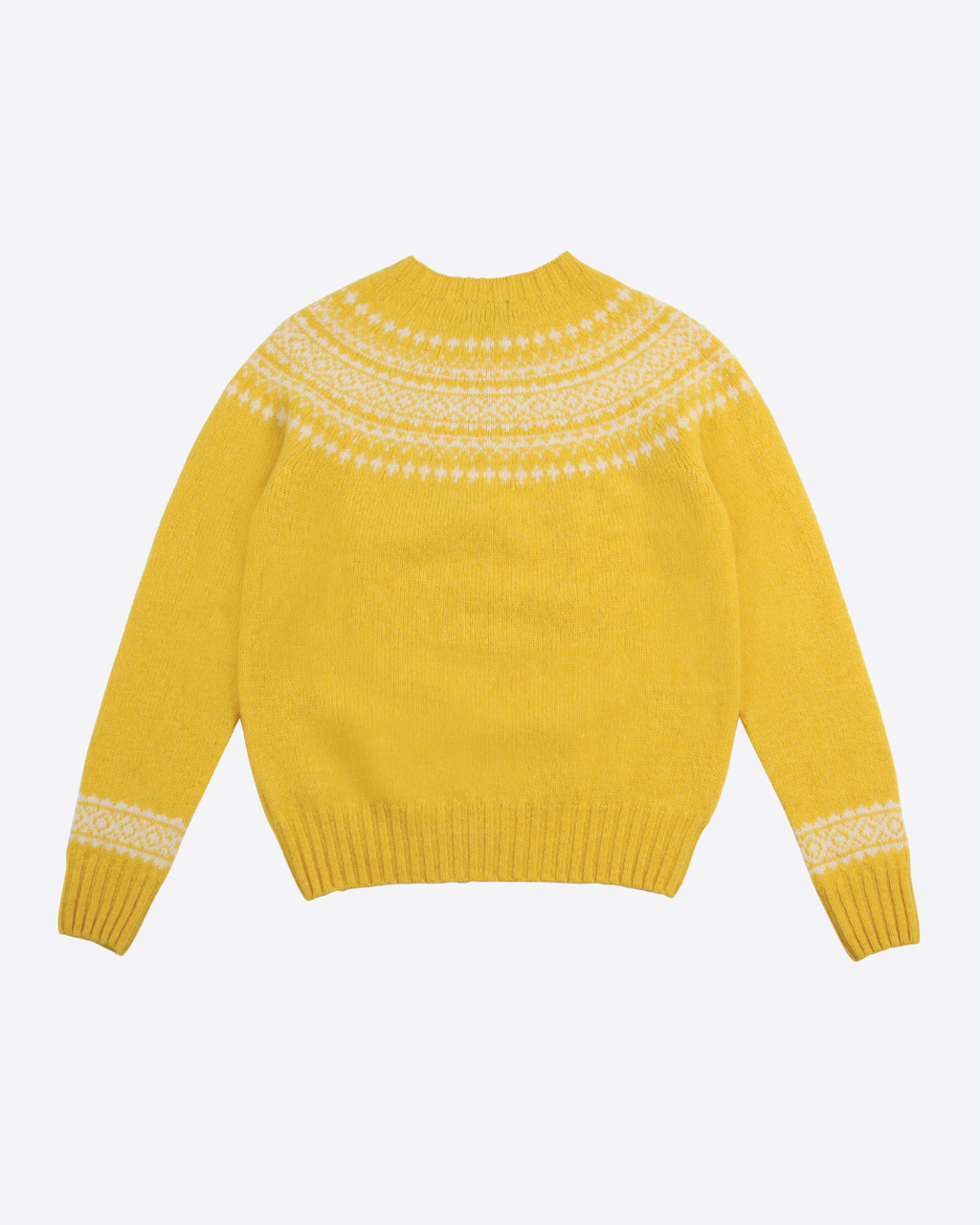 Lowie Yellow Lambswool Snow Jumper