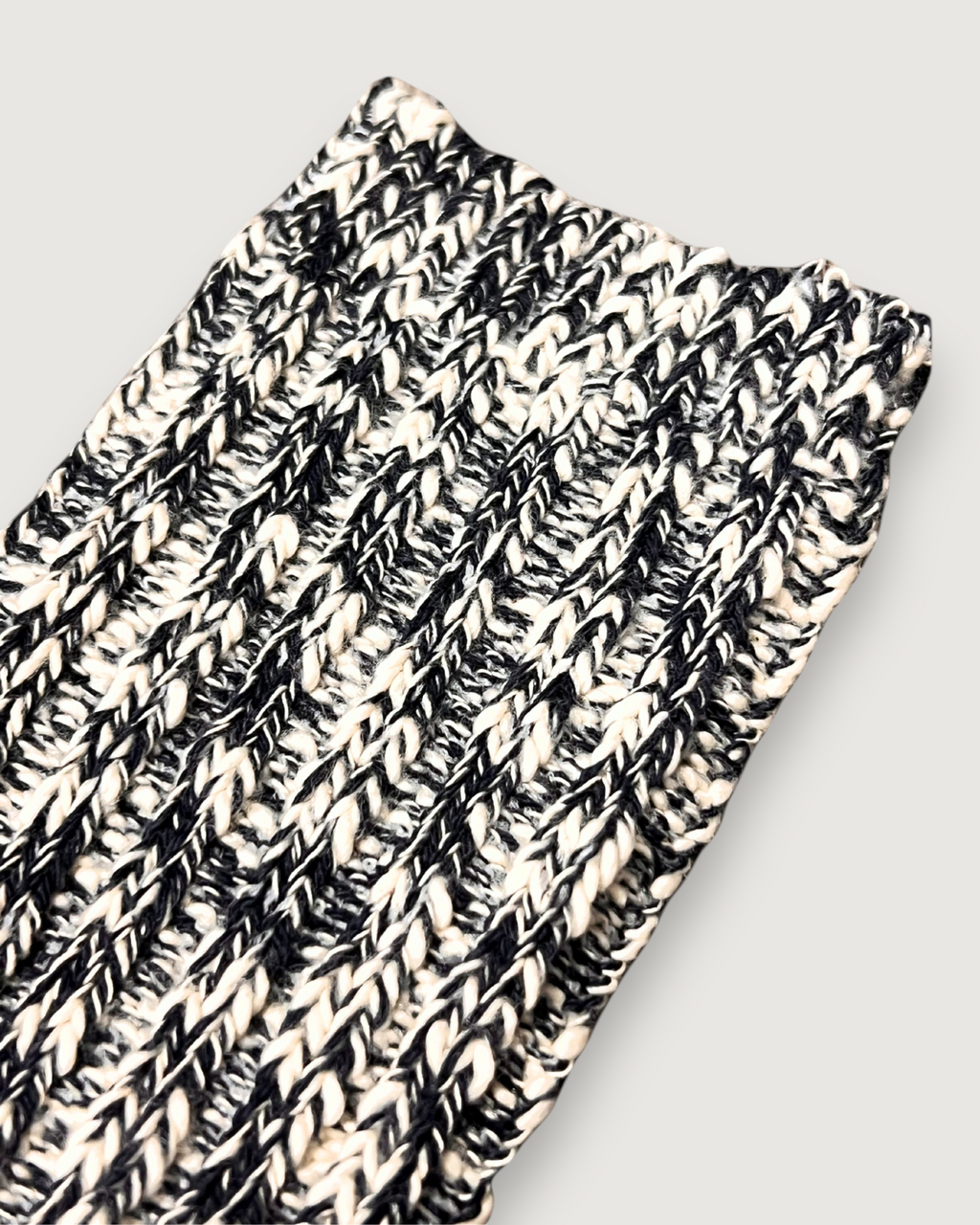 Lodge Marl Cotton Socks - Navy Marl