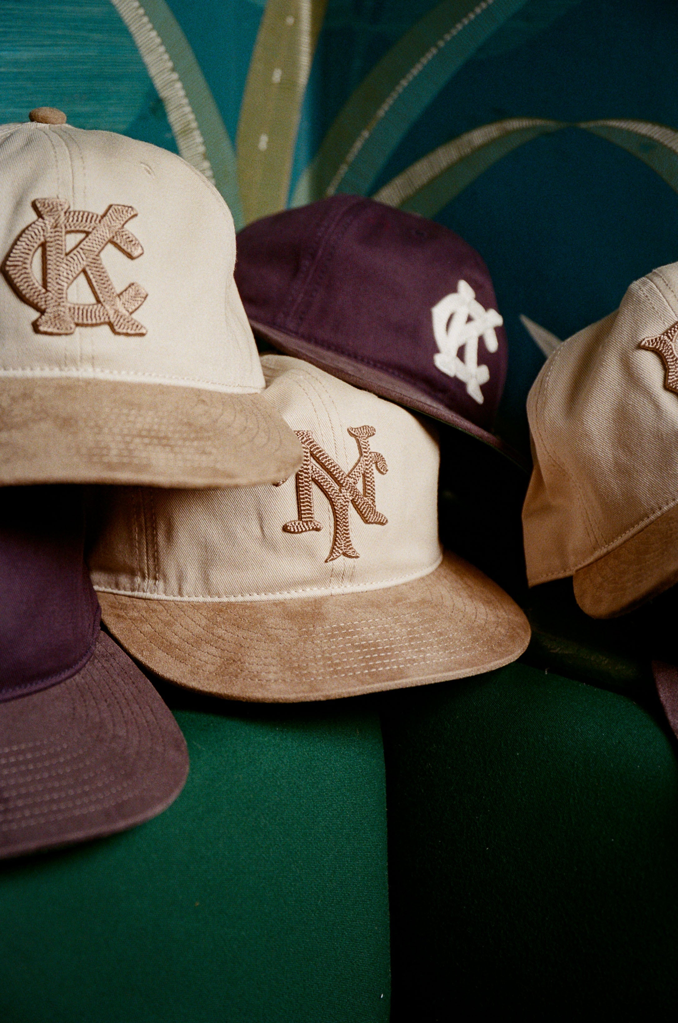 Kansas City Monarchs 1945 Cotton Twill Suede Ballcap