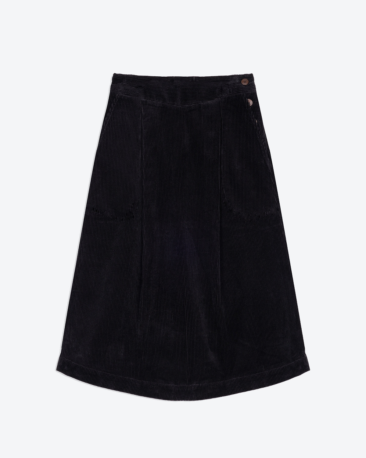 Lowie Black Corduroy Skirt
