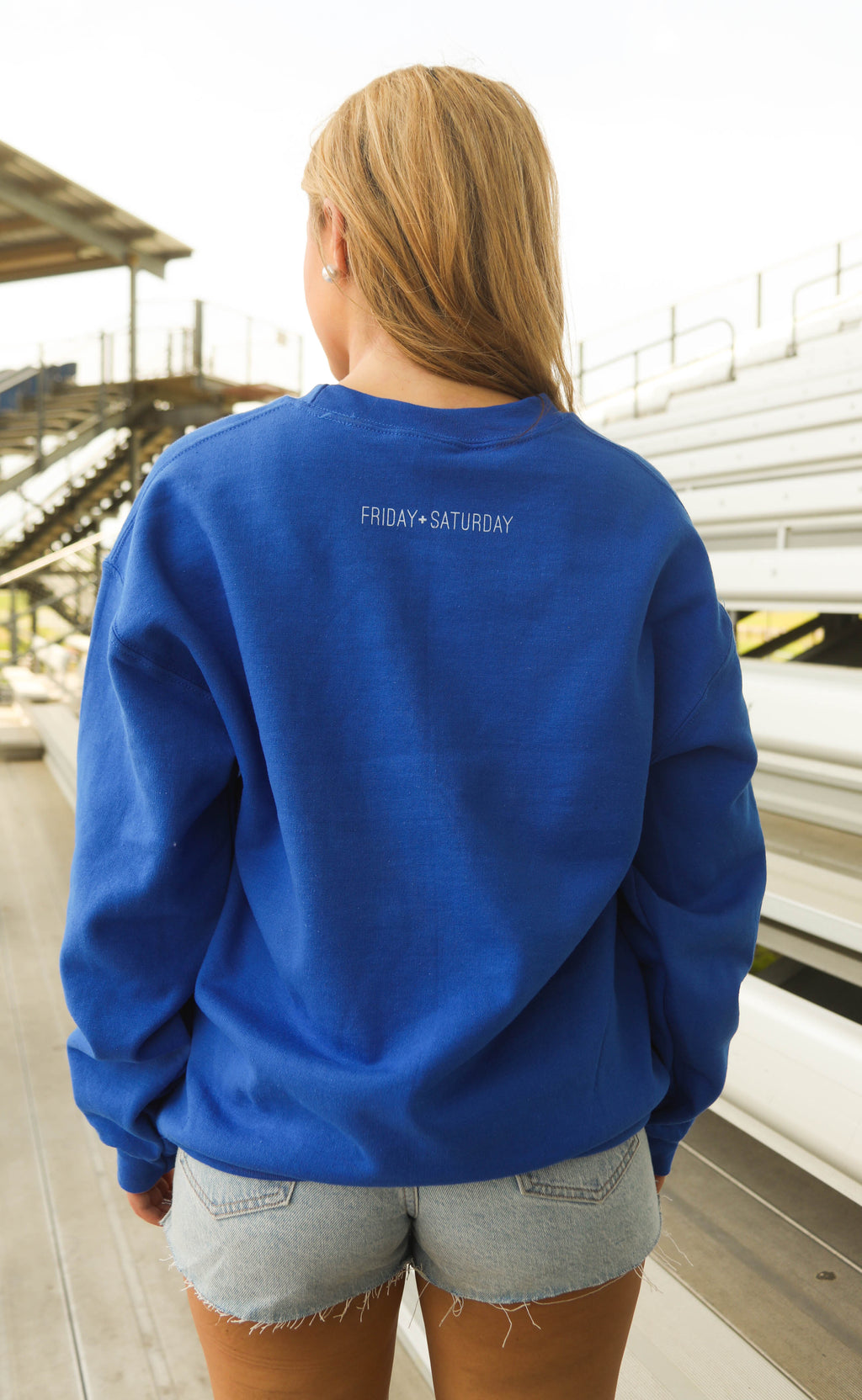 friday + saturday: usa health + wellness sweatshirt