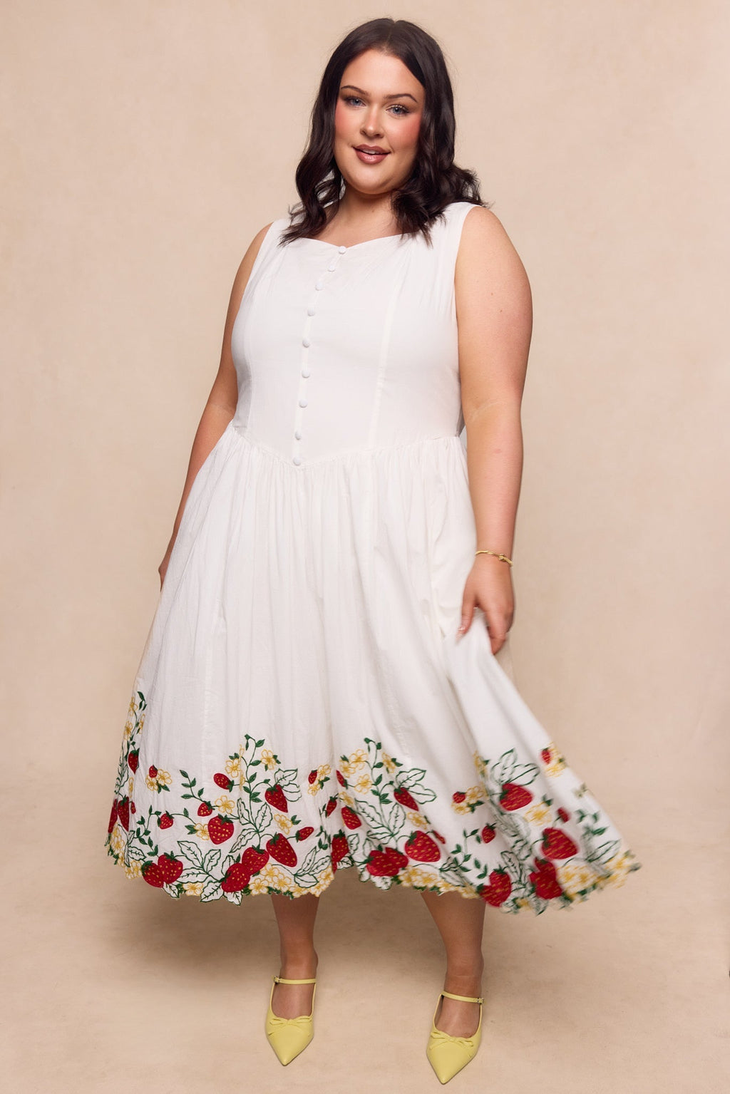 Clarissa Dress in Strawberry