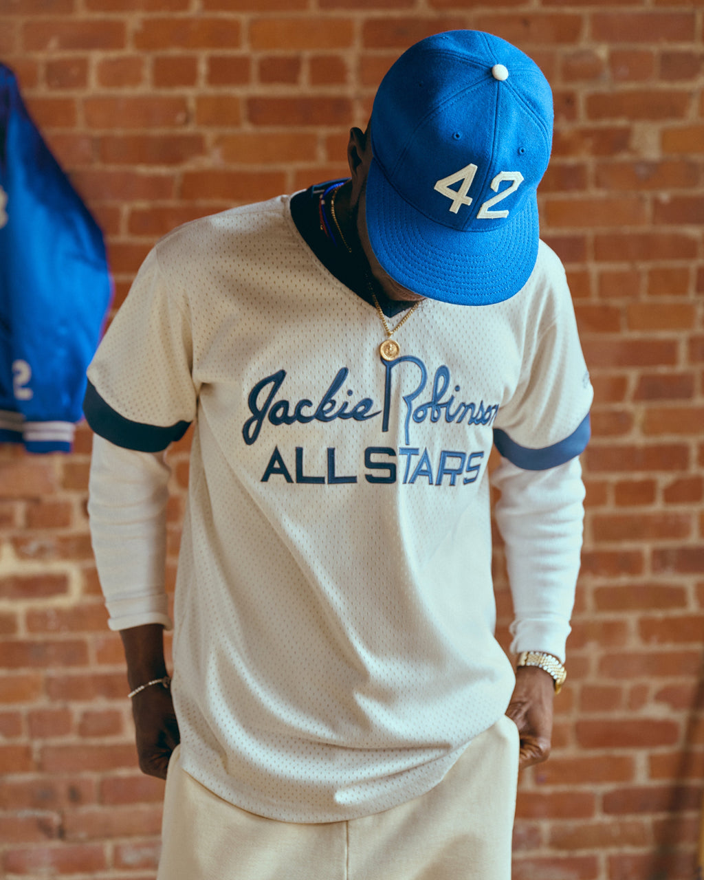 Jackie Robinson Mesh V-Neck Jersey