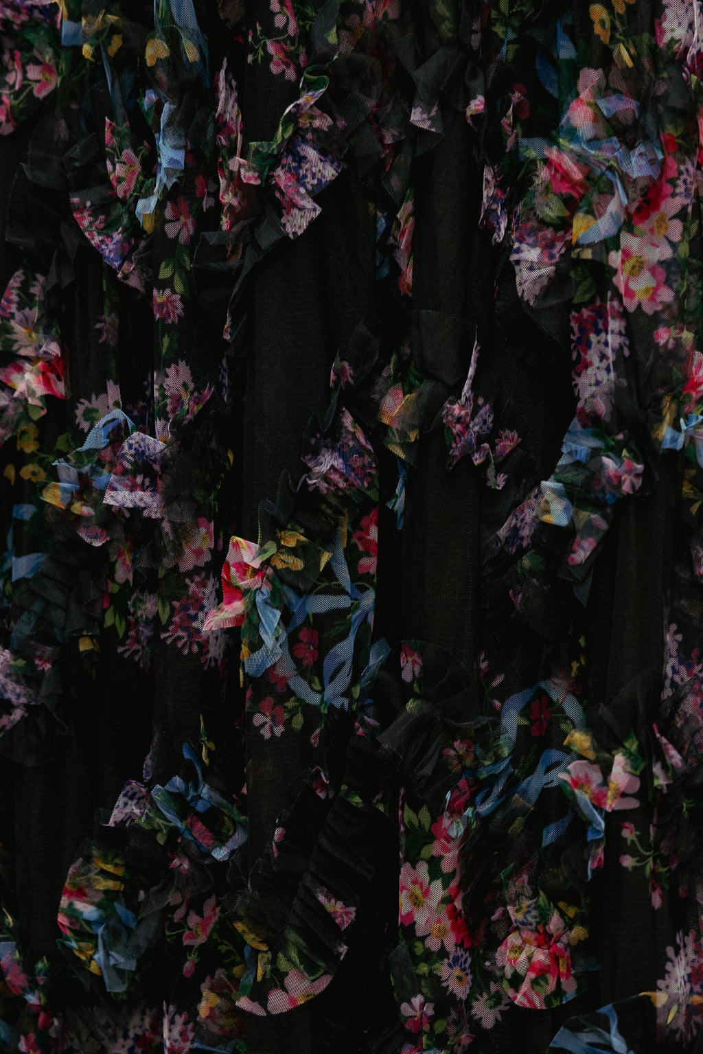 Florentina Dress in Obsidian Garden