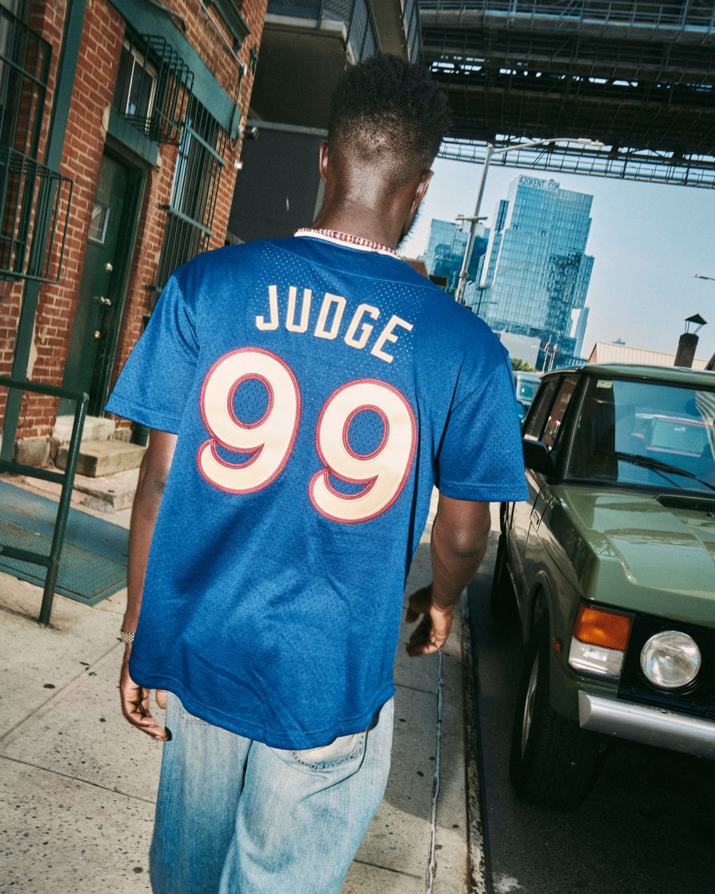 Aaron Judge Scranton/Wilkes-Barre Railriders Mesh Button-Up Jersey