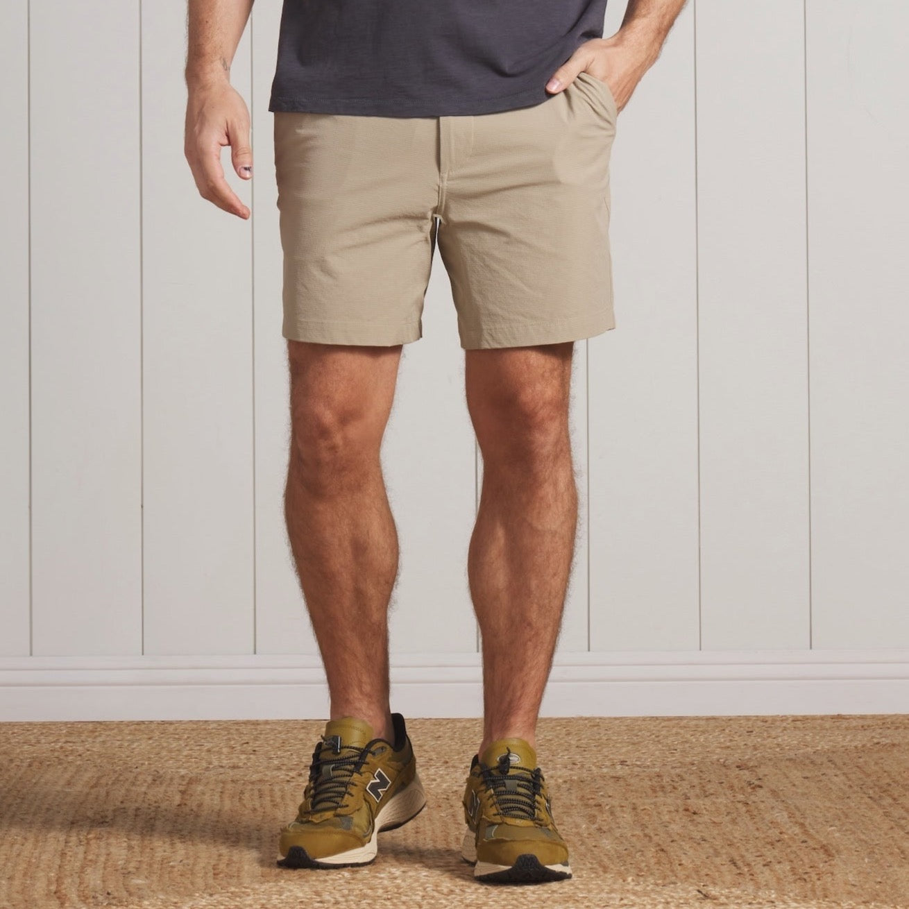 Hybrid Everyday Shorts 7" - Sand